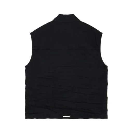 Press-Stud Cotton-Blend Vest