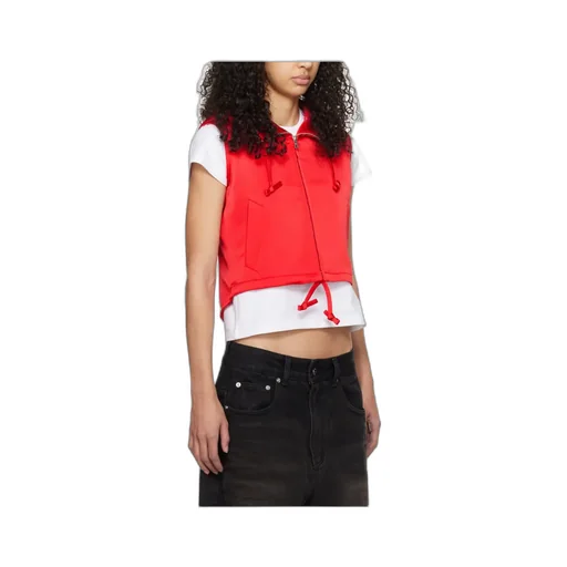 Hooded Zipper Vest