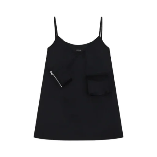V-Neck Slip Minidress