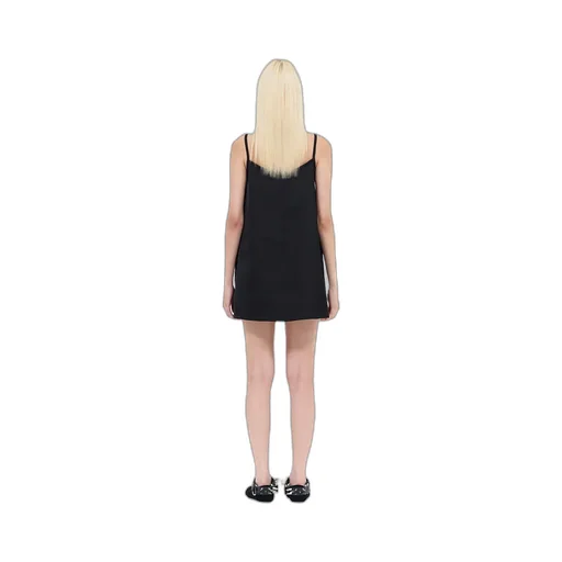 V-Neck Slip Minidress