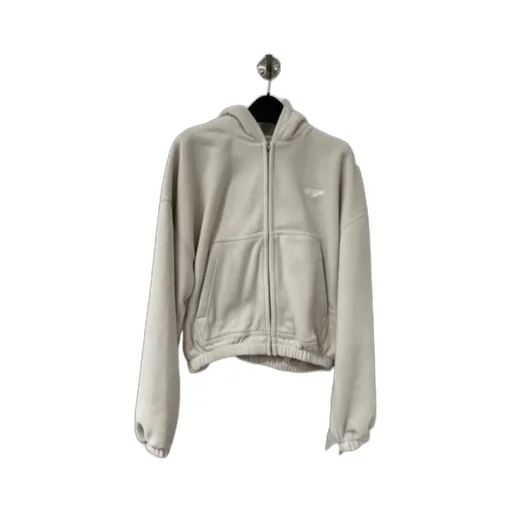 Long-Sleeved Hooded Zipper Sweater