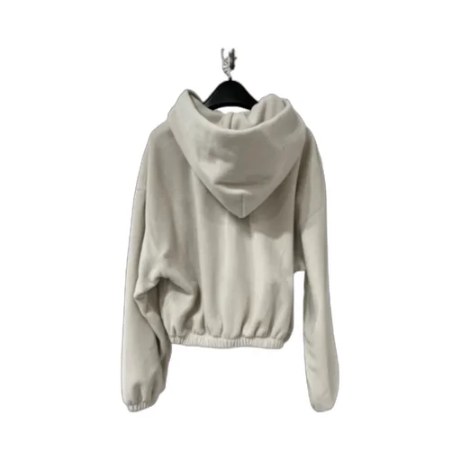Long-Sleeved Hooded Zipper Sweater