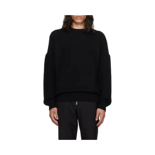Rib Knit Round Neck Sweater