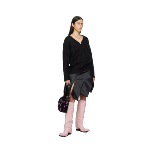V-Neck Mohair-Blend Jumper