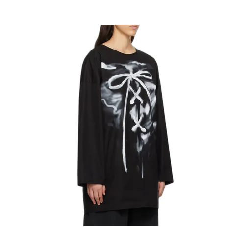 Painterly-Print Cotton T-Shirt