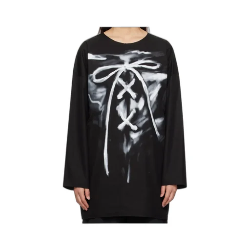 Painterly-Print Cotton T-Shirt