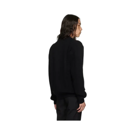 Rib Knit Round Neck Sweater