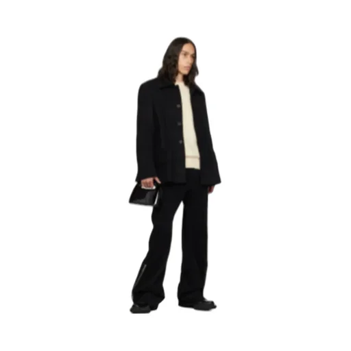 Lapel Shoulder Pads Casual Jacket
