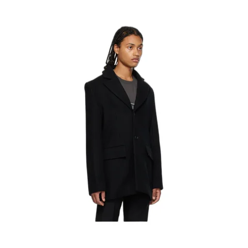 Single-Breasted Wool Blazer