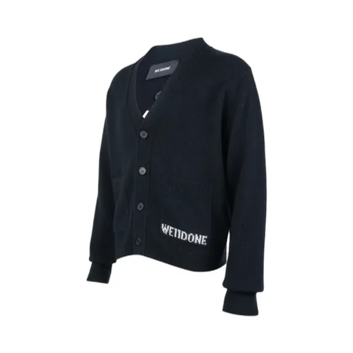 Logo-Print V-Neck Jumper