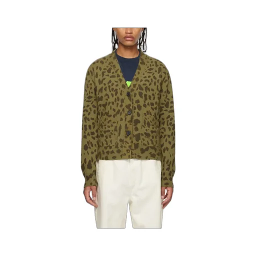 V-Neck Long-Sleeved Cardigan