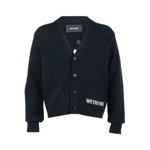Logo-Print V-Neck Jumper
