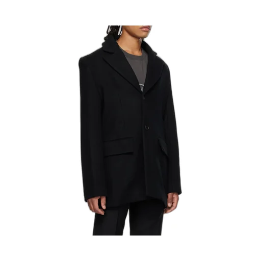 Single-Breasted Wool Blazer