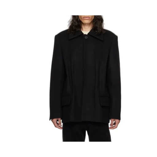 Lapel Shoulder Pads Casual Jacket
