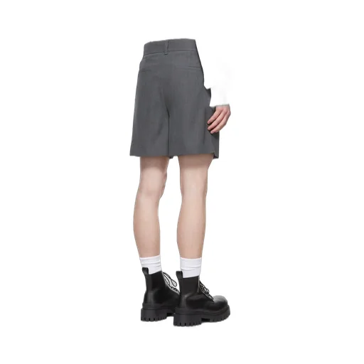 Mid-Rise Tailored Shorts