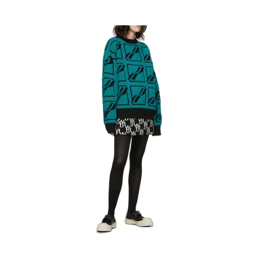 All-Over Logo Knitted Miniskirt