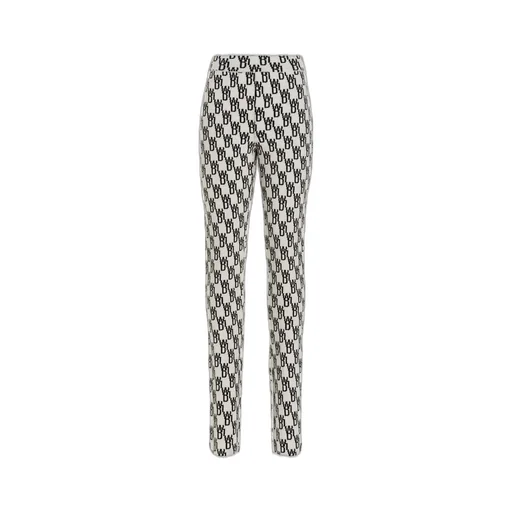 Logo Pattern Knitted Leggings