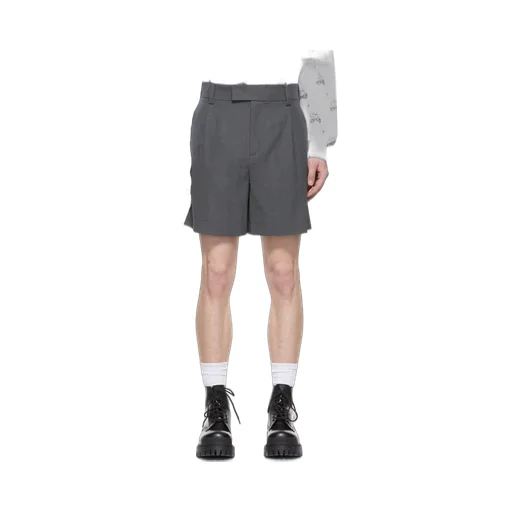 Mid-Rise Tailored Shorts