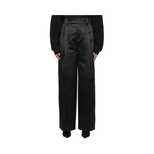 Straight-Leg Cut Trousers