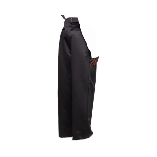 Straight-Leg Cut Trousers