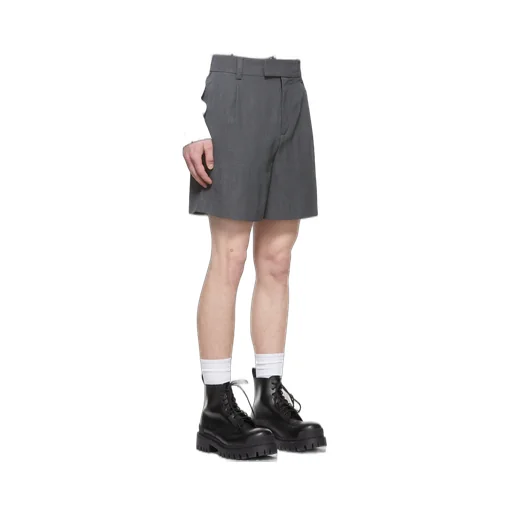 Mid-Rise Tailored Shorts