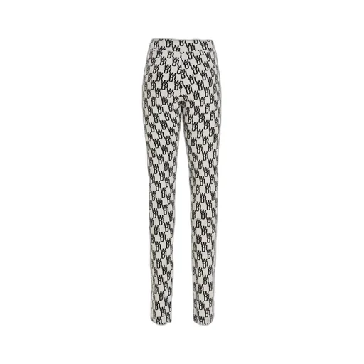 Logo Pattern Knitted Leggings