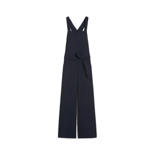 Wool Gabardine Overalls