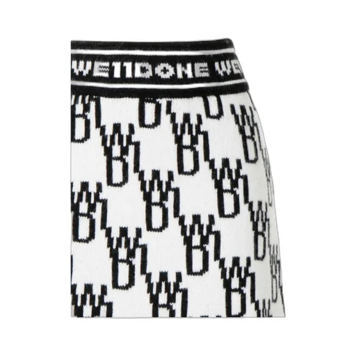 Logo Knit Mini Skirt