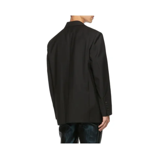 Logo-Patch Long Sleeved Oversized Blazer