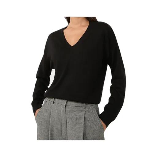 Wool And Cashmere V-Neck Sweater