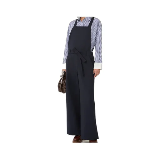 Wool Gabardine Overalls