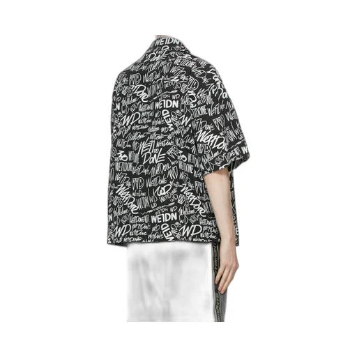 All-Over Logo Print Short-Sleeved Shirt