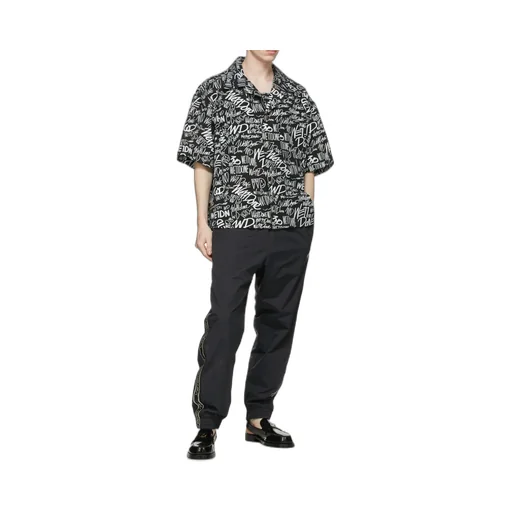 All-Over Logo Print Short-Sleeved Shirt