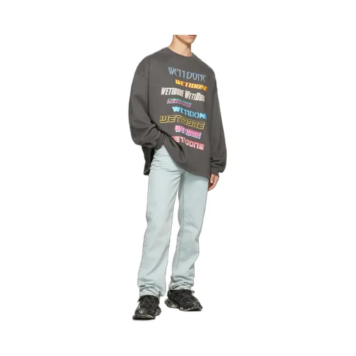 Logo-Print Cotton Jumper