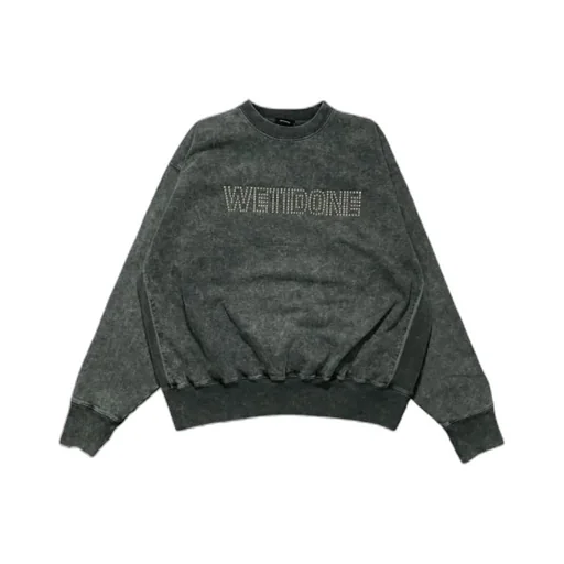 Stud-Embellishment Long-Sleeve Sweatshirt