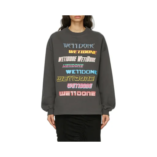 Logo-Print Cotton Jumper
