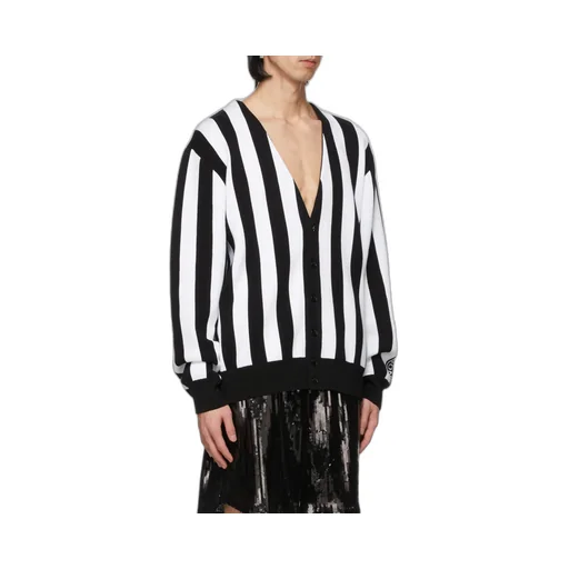 Logo-Sleeve Cardigan