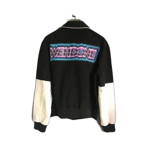 Logo Print Varsity Bomber Jacket