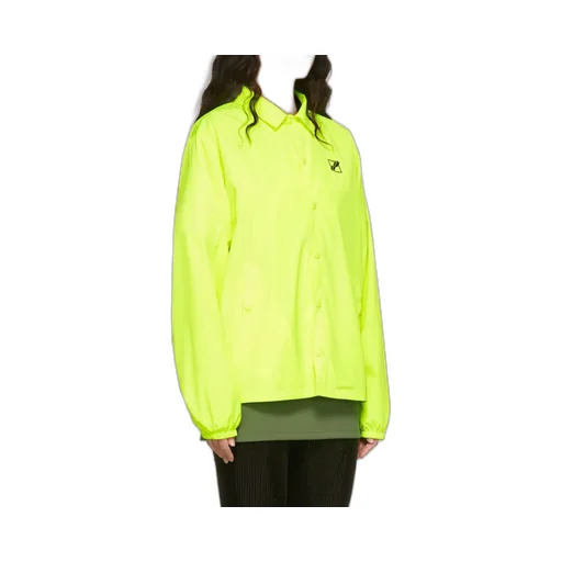 Logo Print Shirt-Jacket