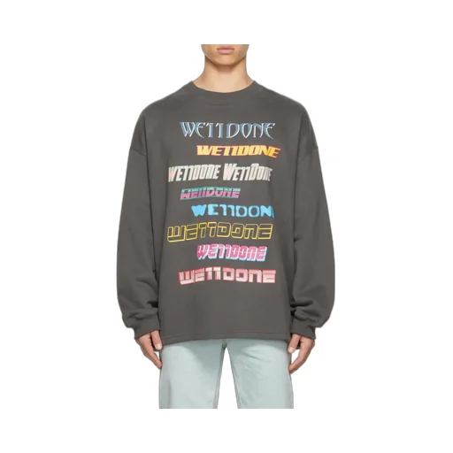 Logo-Print Cotton Jumper