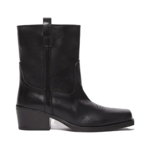 Square Toe Ankle Boots