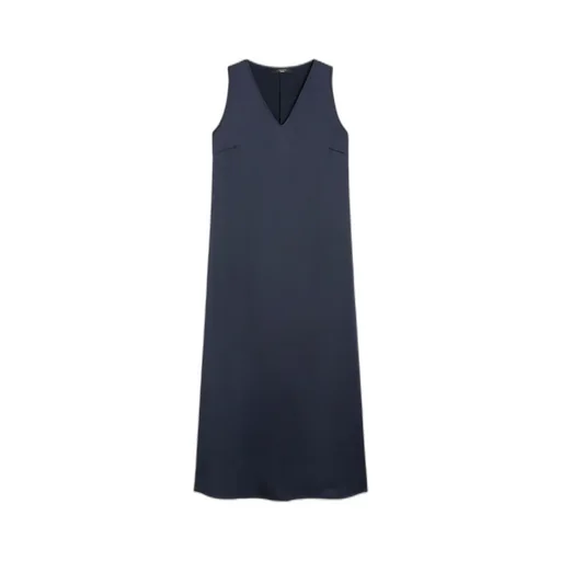 Flowing Satin Dress