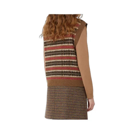 Wool And Alpaca Jacquard Gilet