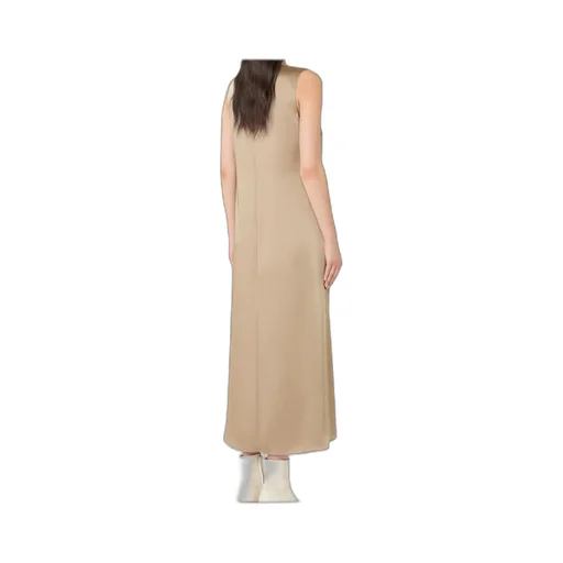 Flowing Satin Dress