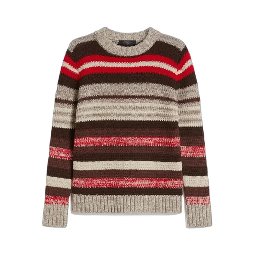 Ribbed Wool Knit Jumper