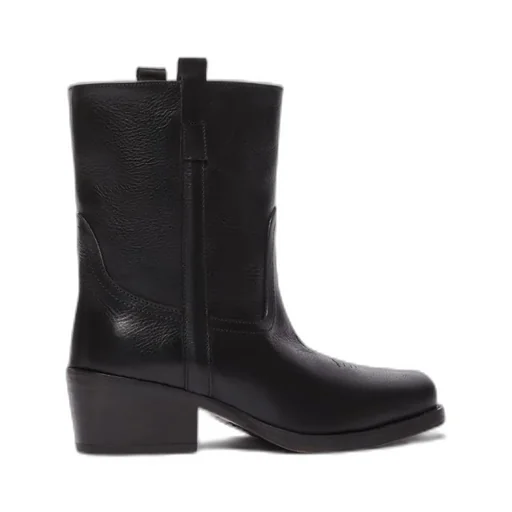 Square Toe Ankle Boots