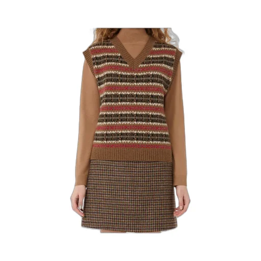Wool And Alpaca Jacquard Gilet