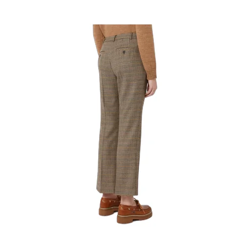 Checked Tailored Trousers