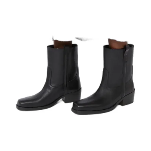 Square Toe Ankle Boots