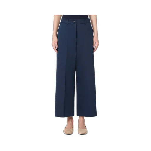High-Waist Cropped Trousers